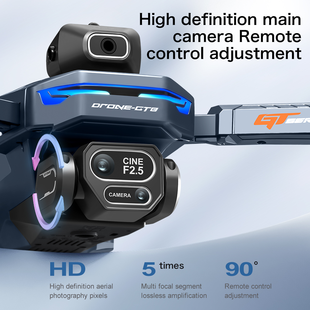 GT8 Foldable GPS RC Drone 8K H - Drone Camera Professional ulasan dan harga
