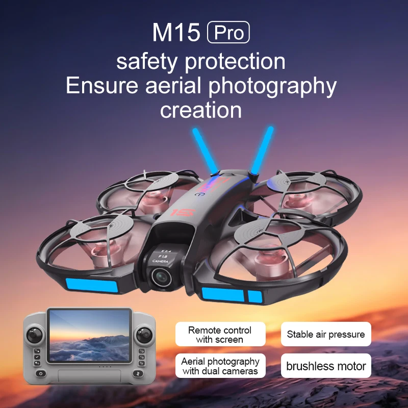 2026 New M15 FPV Drone with Sc - Drone Camera Hd ulasan dan harga